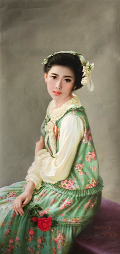 xiarilinfen采集到朝鲜人物油画
