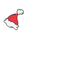 卡通可爱圣诞节圣诞帽子照片装饰透明背景免抠PNG图案 PS素材 (96)