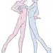 双人跳舞模板