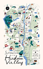 Gorgeous print from Libby Vander Ploeg of the Hudson Valley in the summer!: 