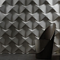 Caos - Italian brand 3D Surface have launched their inaugural collection of relief wall panels.