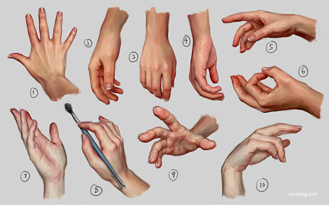 Hand Study 1 by ~iry...