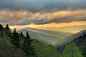 自然界,自然,旅游目的地,户外,云_145101833_Sunrise over Oconaluftee Valley, Great Smoky Mountains National Park, North Carolina, USA._创意图片_Getty Images China