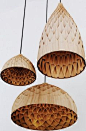 Edward Linacre uses bamboo veneer to produce textured lighting