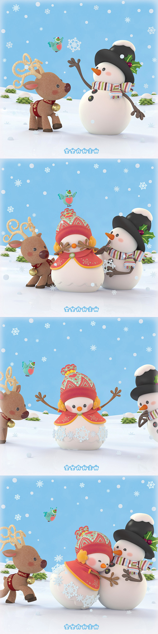Snowman by yinxuan