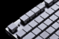 The GHOST Keyboard has markings on the front of the keys for a stealthy minimal appeal | Yanko Design