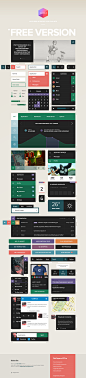 UI #flat UI KIT#