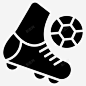 足球踢足球运动员运动 标志 UI图标 设计图片 免费下载 页面网页 平面电商 创意素材