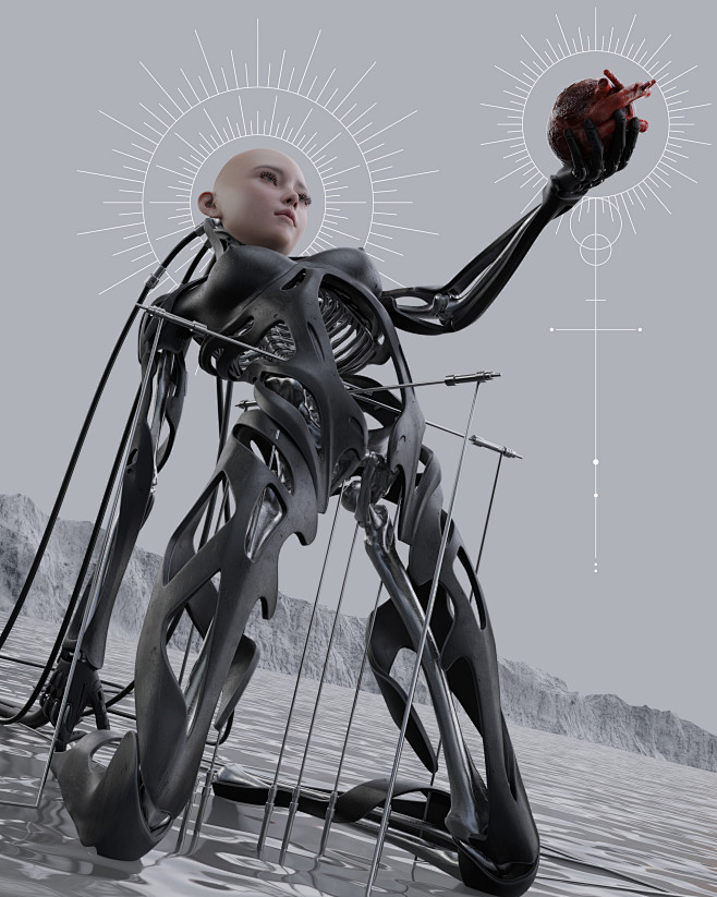 Cyberpunk future rob...