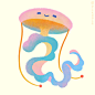 Jellyfish : Jelly fish illust and pattern