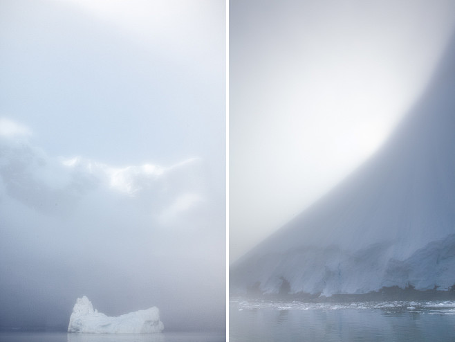 antarctica fog ice i...