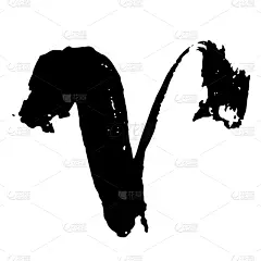 白羊座,干的,壁纸刷,标志,分离着色,白色,符号,概念,图像,预言家