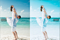 鲜艳色彩&蓝色调滤镜Lightroom预设 Cabana Beach Mobile & Desktop Lightroom Presets - 设汇