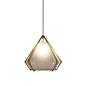 General lighting-Pendant lights in brass-Suspended lights-HARLOW Pendant - Large-Gabriel Scott