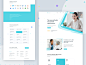 Doctor Appointment color typography landing page design landing page creative concept dribbble best shot best shot appointment doctor doctor appointment