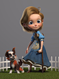 Leeli - The Wingfeather Saga, Léo Rezende : Hi guys, This is my last personal project. <br/>I've done to study modeling, look dev and fur. <br/>Follow me on my instagram: <a class="text-meta meta-link" rel="nofollow" hre