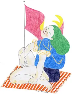 Mathilde Vangheluwe 青春与女生 手绘漫画欣赏 青春 艺术 油画 手绘 女生 可爱 卡通 