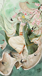 细雨回春_日光笛声__插画师作品_涂鸦王国gracg.com