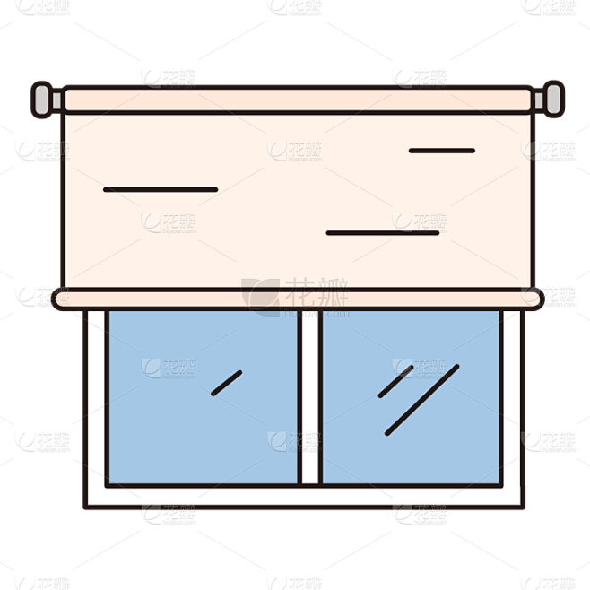 扁平风-家居用品-窗户