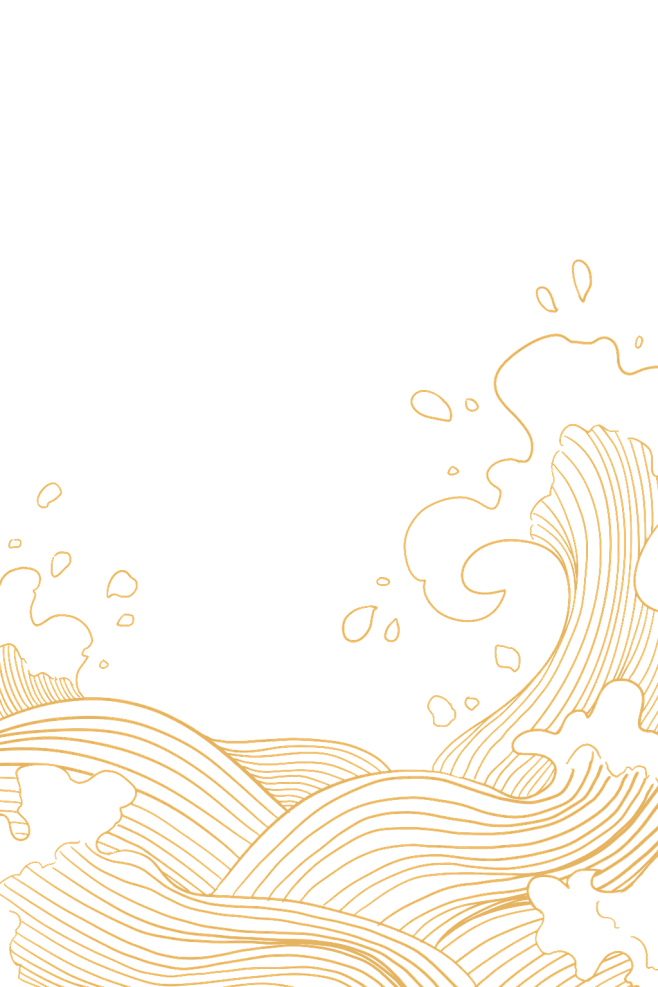 海水纹  线条 金色