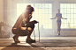 Icon Fitness - Day 1 : Realistic, warm, airy, style images to advertise athleticism for a fitness wearable.