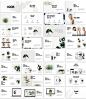 简约清新植物画册产品设计介绍展示Keynote模板