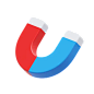 磁铁 3D 图标