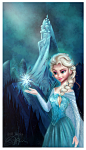 Elsa Frozen by Niniel-Illustrator
#冰雪奇缘#