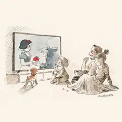 插画师 Toni Galmés 笔下美好的童年插画，温馨 ​​​​