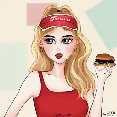 欧美少女头像 女孩头像 照片转手绘 手绘 插画