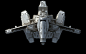 Crusader-class Corvette 18，Ansel Hsiao 为星战系列创作了大量飞船作品