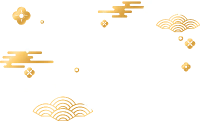 东方传统新年金色元素新年氛围PNG免扣素...