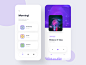 Meditation music app visualizer app activity app meditation app music app design music ui music app mobile app design minimal ui store app ios app ios design flat ui