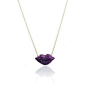 Girl NationCrystal Lip Necklace