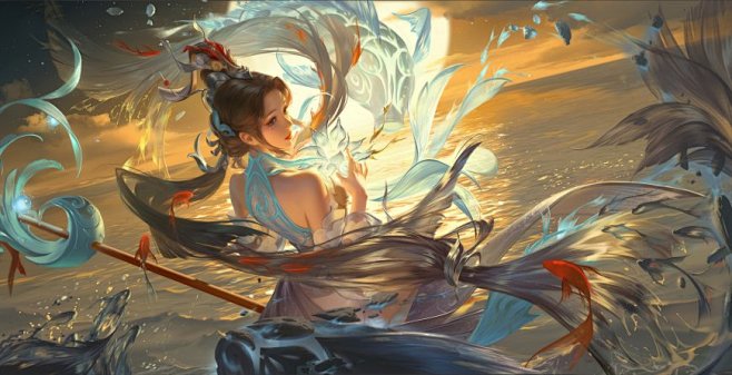 王者荣耀-大乔白鹤梁神女壁纸_超高清壁纸...