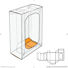 尹端端采集到包装展开/盒型