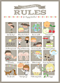 Family Rules Print - Fun Family Rules for Kids - Apanona