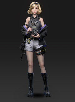 enetral喵~采集到3d女角色