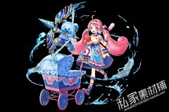 神姫Project 角色设计 日韩设计 日系设计 日系立绘 角色立绘 精二 萌妹 御姐 职业 (161)