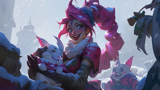 snow rabbit-花瓣网