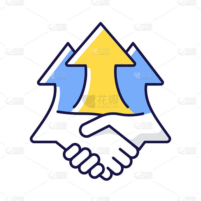 协同效果RGB颜色图标