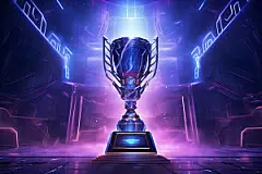 电竞奖杯企业文化科技风效果图