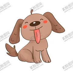 手绘可爱吐舌头狗狗 【酷图网】卡通,漫画,手绘,logo,吉祥物,卡通吉祥物,动物,卡通动物,卡通人物,人物,印花,卡通印花,印花图案,T恤图案,热转印,小狗,卡通小狗,卡通狗,狗,秋田犬,卡通秋田犬,柯基犬,卡通柯基犬,柴犬,卡通柴犬,旺柴,哈巴狗,哈巴犬,斗牛犬,纸箱,卡通纸箱,牛皮箱,骨头,常用卡通标志