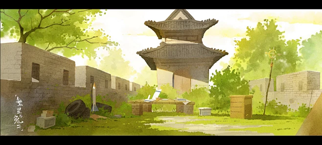 动画短片《繁星与兔子》-秘密基地_涂鸦王国 原创绘画平台 www.poocg.com-花瓣网