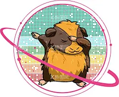 跳舞的仓鼠可爱卡通  - 源文件下载【酷图网】跳舞,仓鼠,音乐,节奏,卡通,可爱,儿童,T恤图案,服装,数码印花,淘宝,手机壳,炫酷