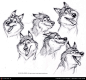 wolf expressions by Kei Acedera | 2D | CGSociety