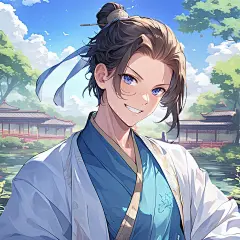 个人生活古风卡通动漫情侣头像AIGC