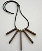 Modern Wood and Brass Jewelry by Jason Lees Design