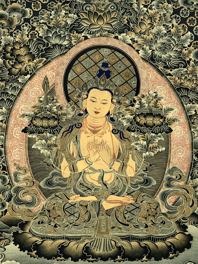 释迦牟尼佛长卷[000852]_中国唐卡...