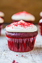 Red Velvet Cupcakes with Vanilla Cream Cheese Frosting
